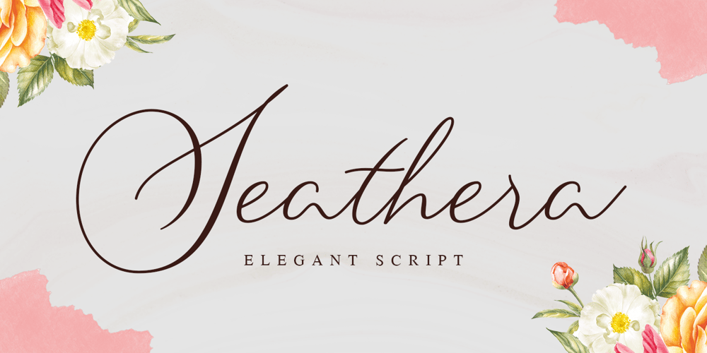 Seathera font
