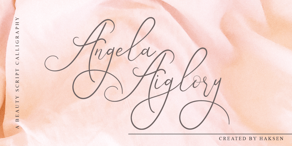 Angela Aiglory font