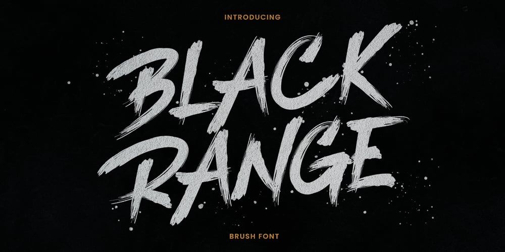 Black Range font