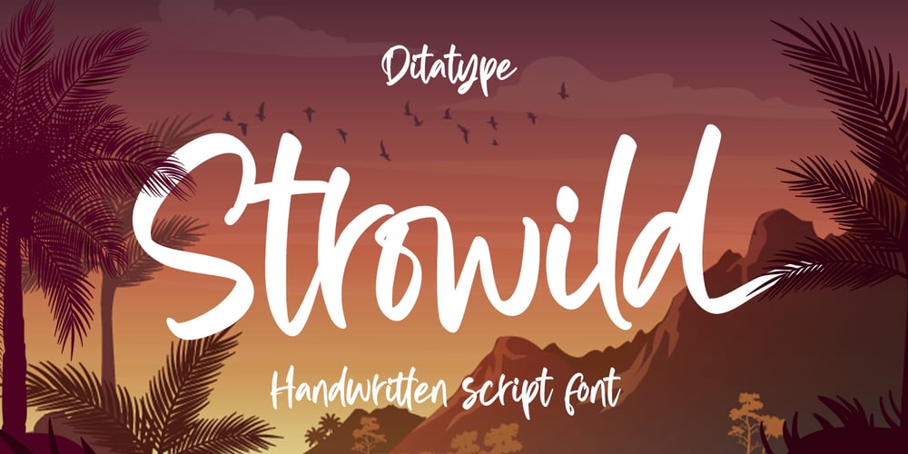 Strowild font