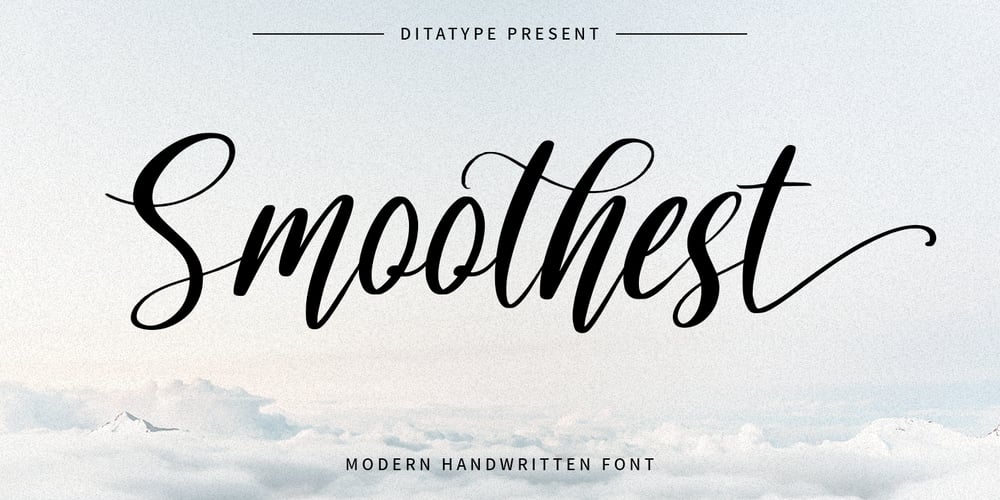 Smoothest font