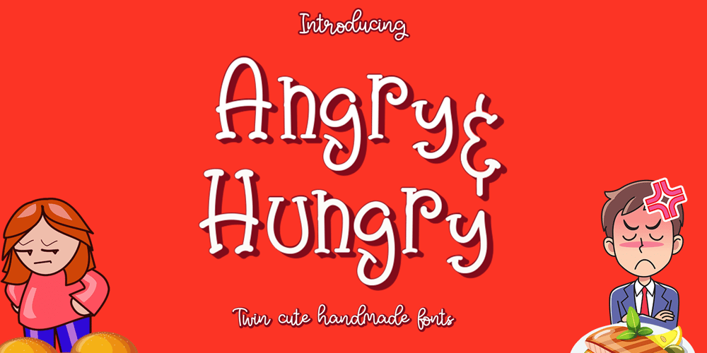 Angry&Hungry font