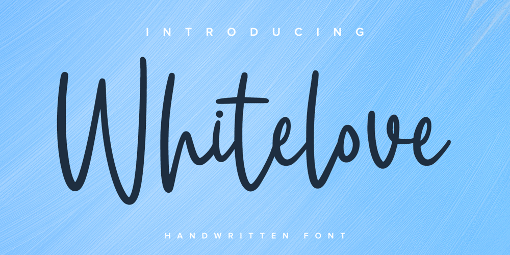 Whitelove font