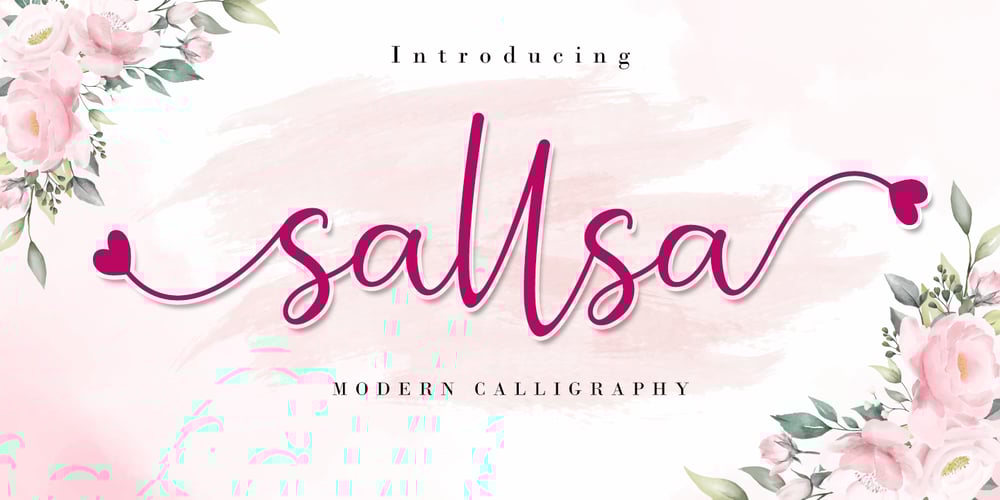 Sallsa font