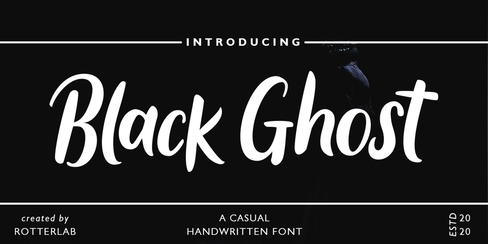 Black Ghost font