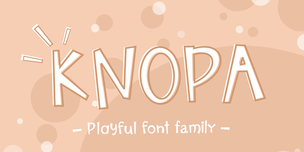 Knopa font