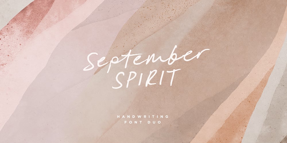 September Spirit font
