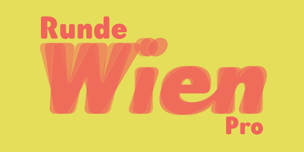 Runde Wien font