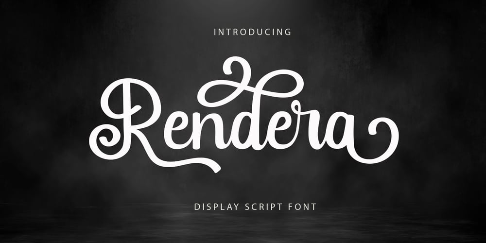 Rendera font