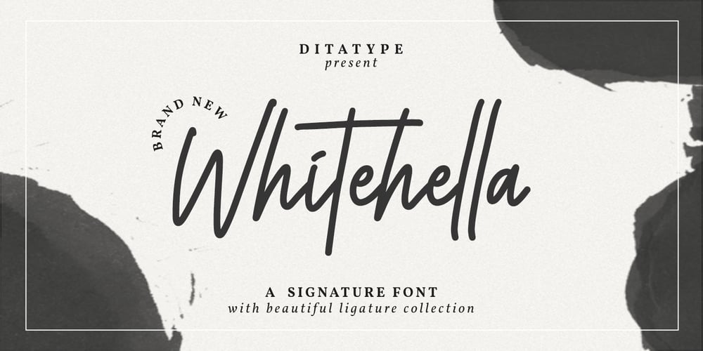 Whitehella font