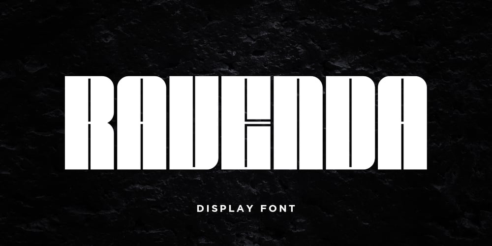 Ravenda font