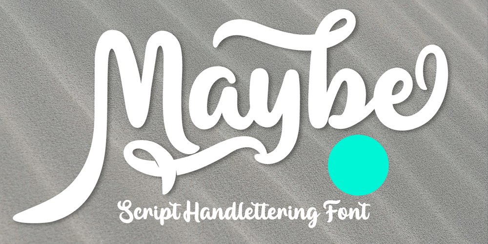 Maybe font