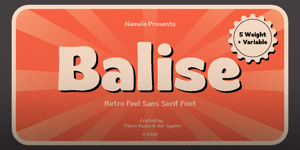 Balise font