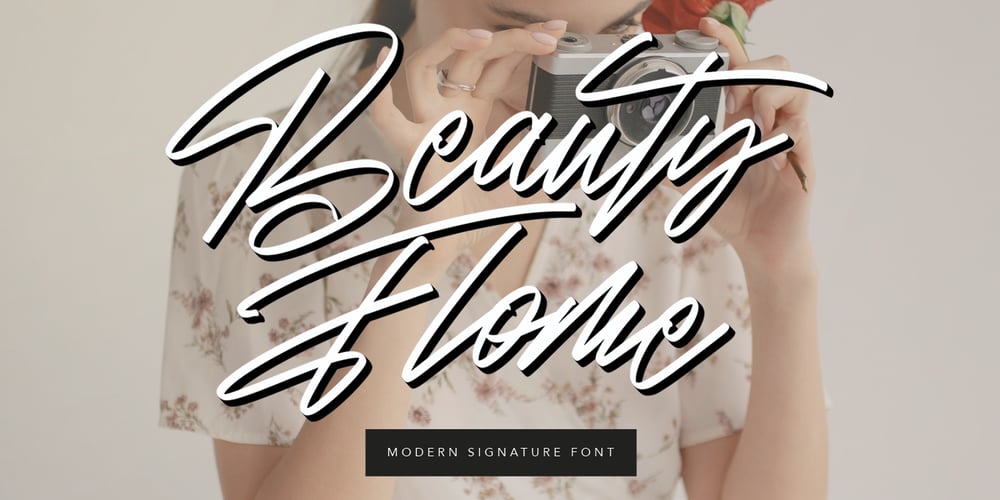 Beauty Flome font