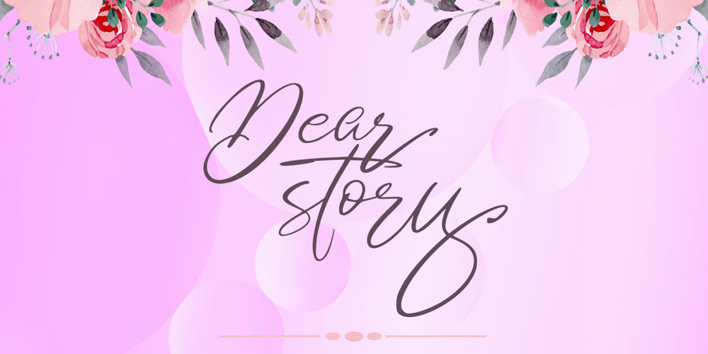 Dear Story font