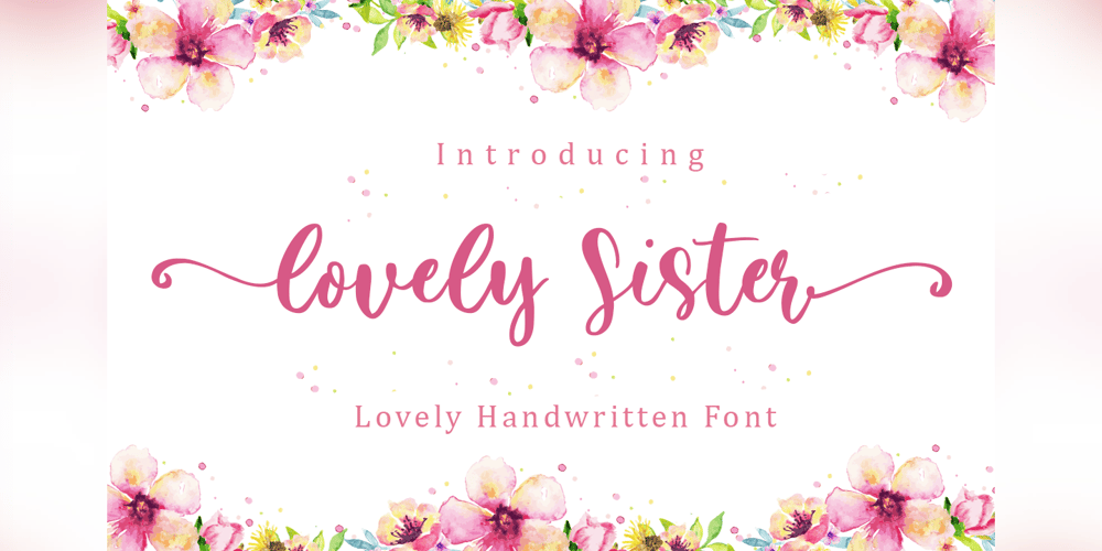 Lovely Sister font