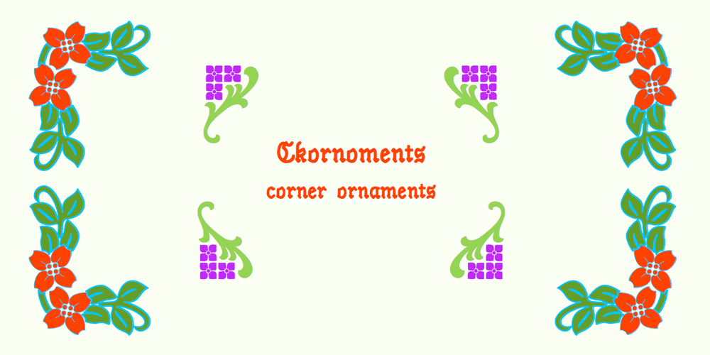 Ckornoments font