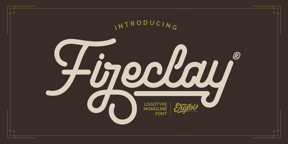 Fireclay font