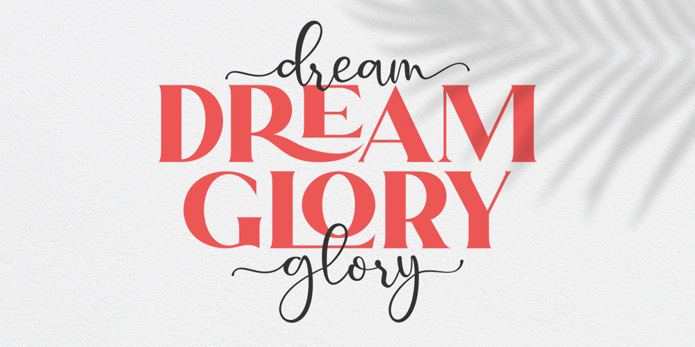 Dream Glory font