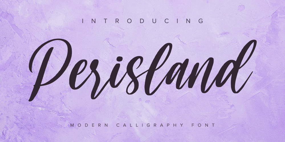 Perisland font