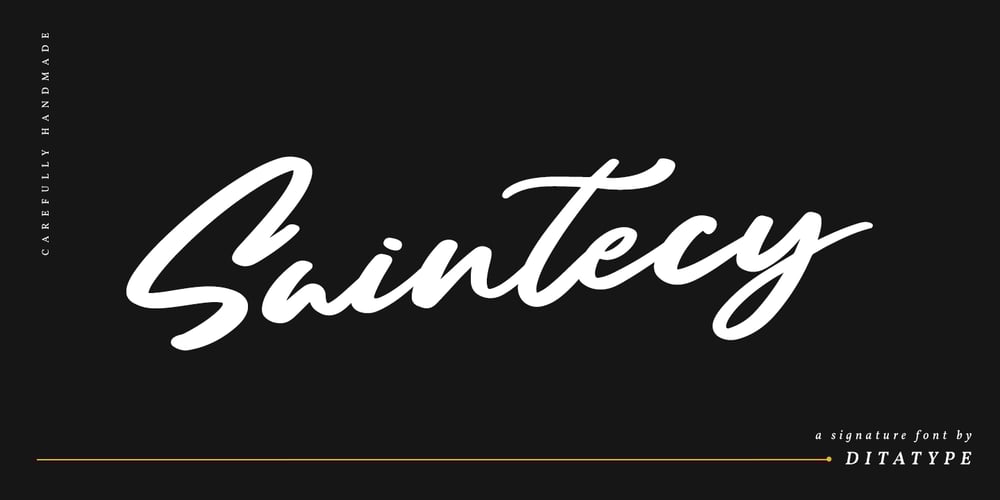 Saintecy font