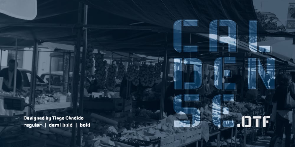 Caldense Stencil font