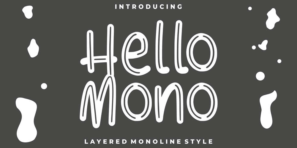 Hello Mono One font