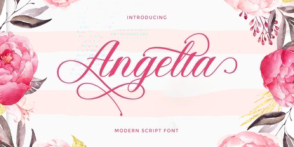 Angelta Script font