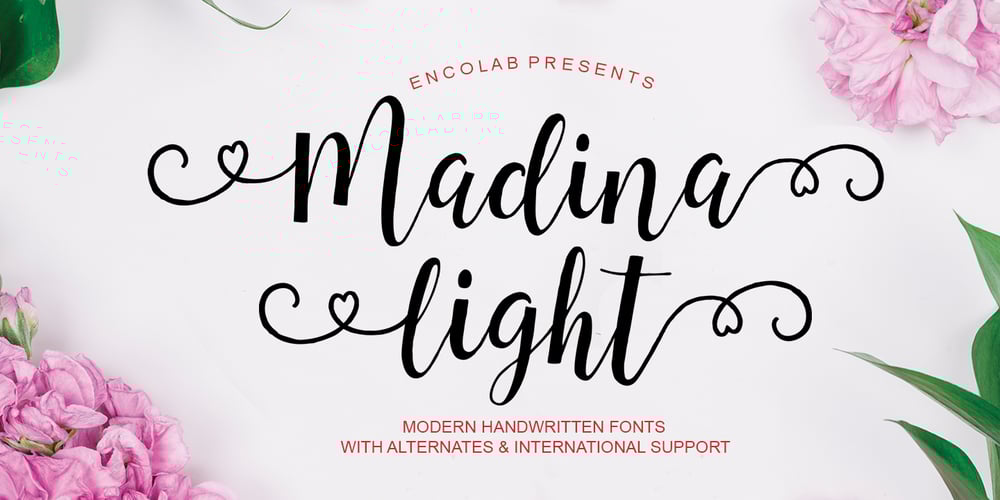 Madina Light font