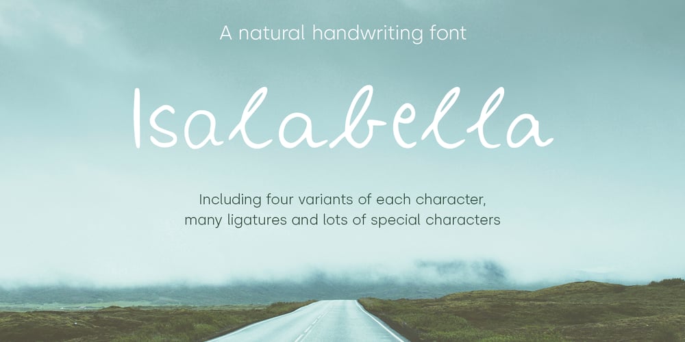 Isalabella font