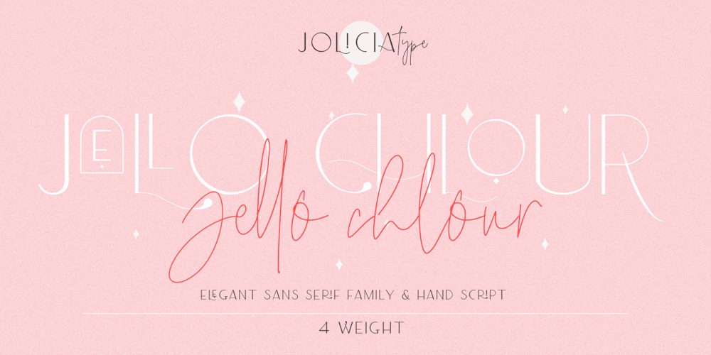 Jello Chlour font