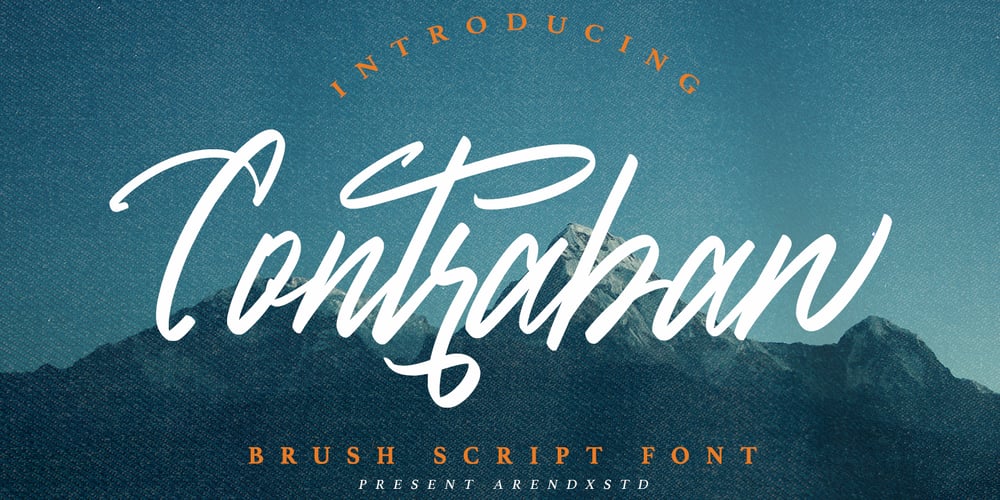 Contraban font