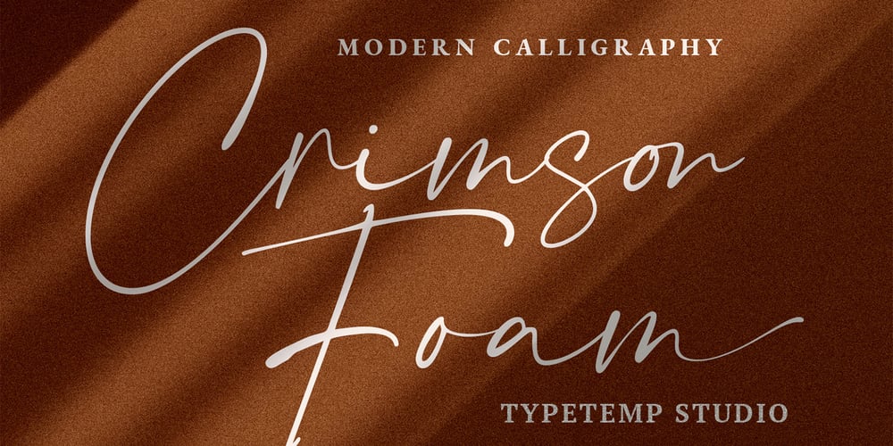 Crimson Foam font