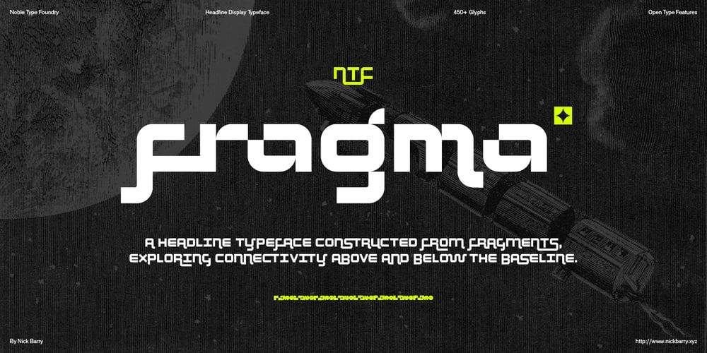 NTF Fragma font