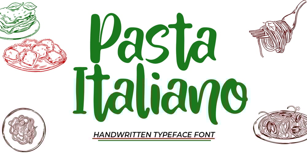 Pasta Italiano font