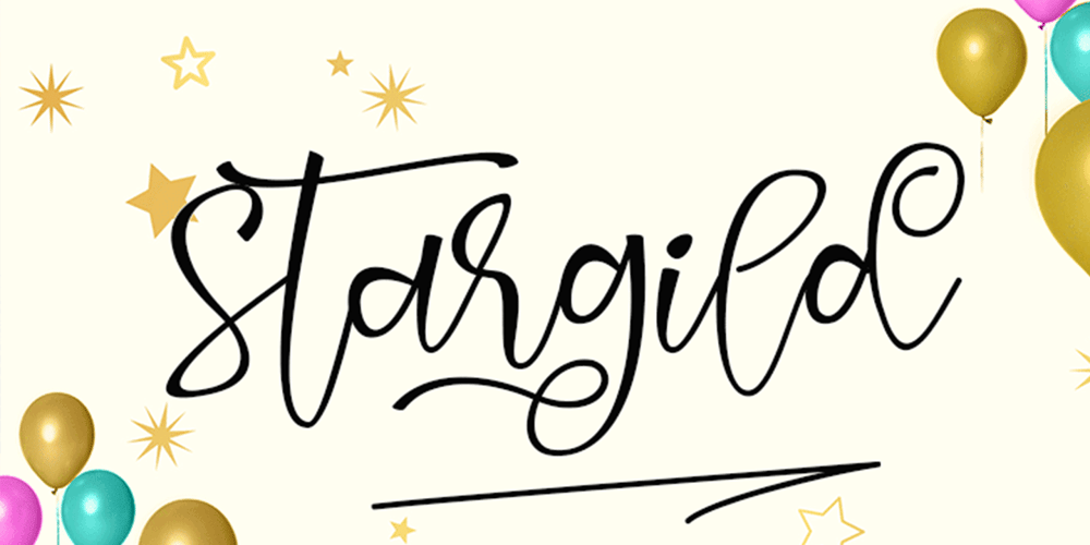 Stargild font