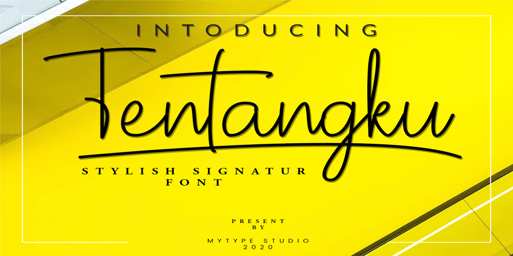 Tentangku font