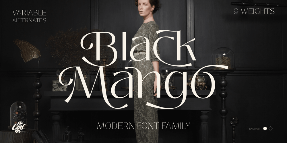 Black Mango font