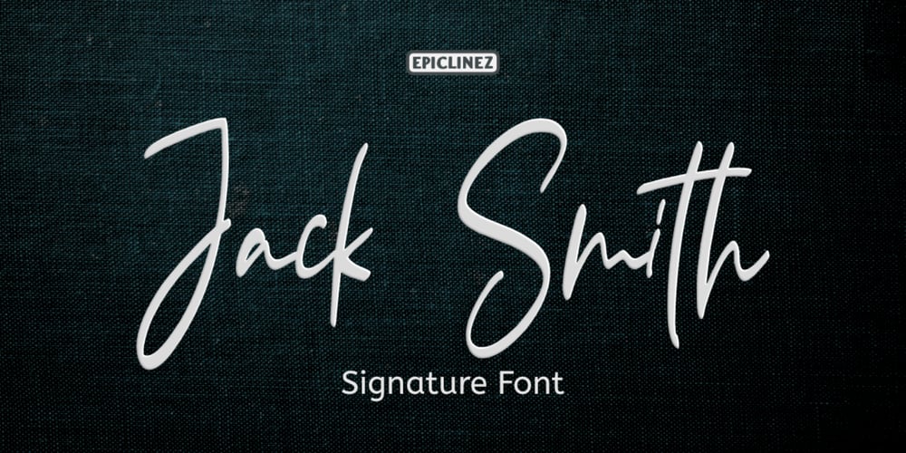 Jack Smith font