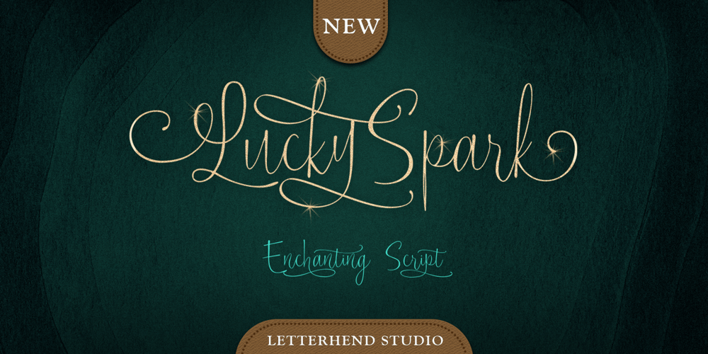Lucky Spark font