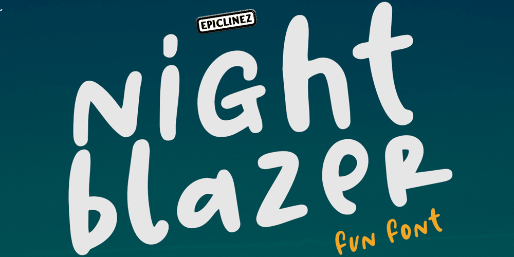 Night Blazer font