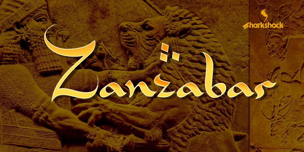 Zanzabar font