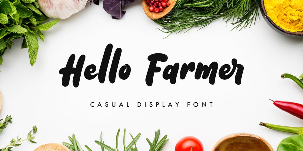 Hello Farmer font