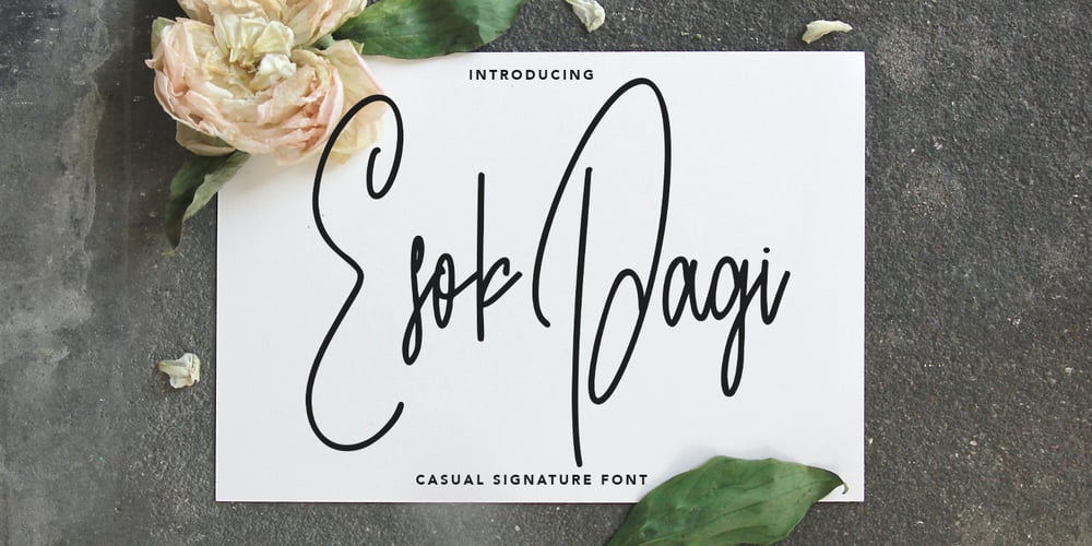 Esok Pagi font