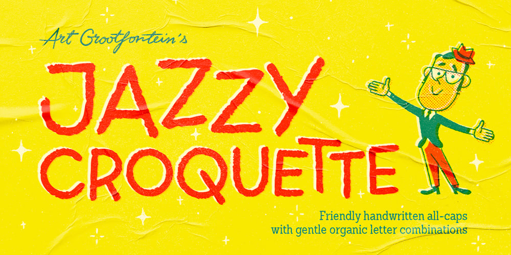 Jazzy Croquette font