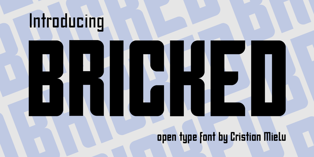 Bricked font