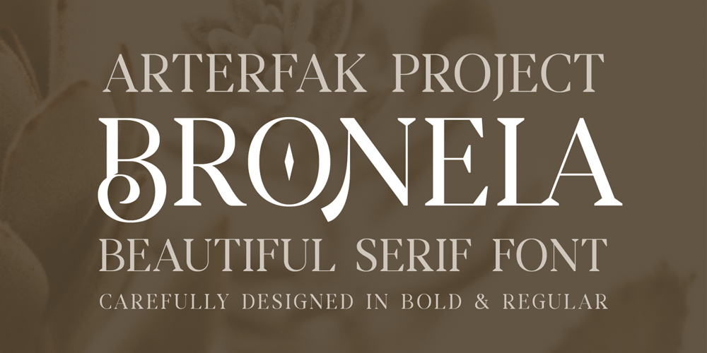 Bronela font