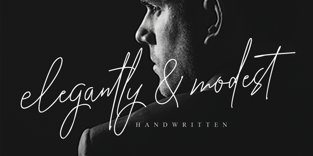 Elegantly Modest font