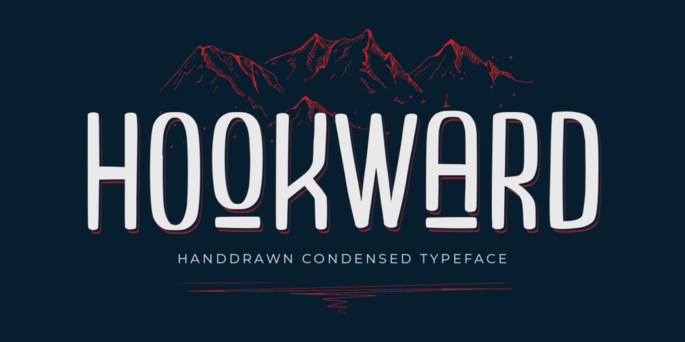 Hookward font