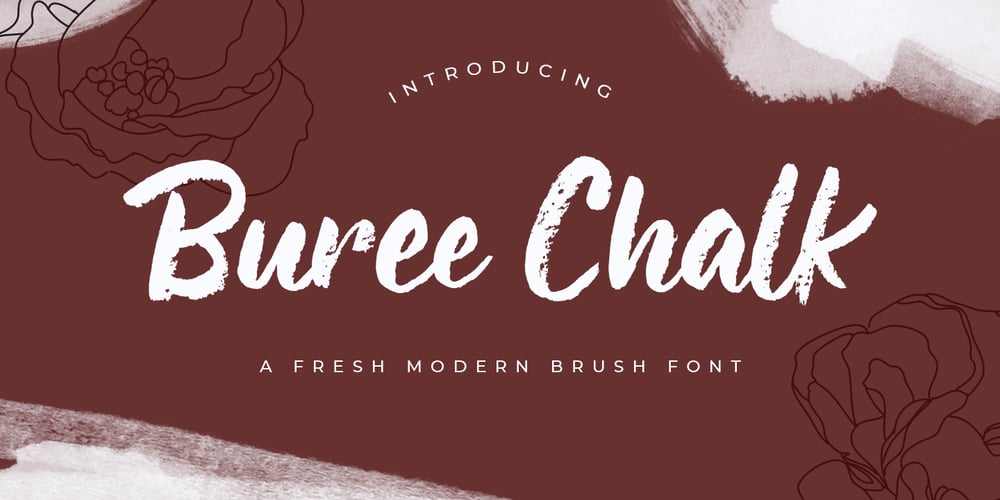 Buree Chalk font